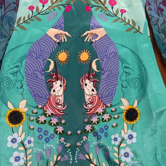 Limerick By Abirr N' Nanki, Statement Sleeve Dress, Fantasy, Tarot, size XL NWT - Picture 6 of 12